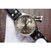 IWC Big Pilot Real PR IW500906 Silver Dial Leather Strap IWC WJ00874