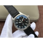 IWC Mark XVII Black Dial Black Leather Strap WJ01385