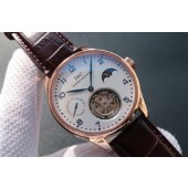 IWC Portuguese Tourbillon Blue Markers Power Reserve Moonphase White Dial IWC WJ00662