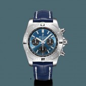 Knockoff Breitling Chronomat B01 Chronograph 44 Steel Blackeye Blue WJ00089