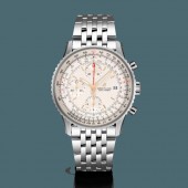 Knockoff High Quality Breitling Navitimer 1 Chronograph 41 Steel Mercury Silver Breitling WJ01390