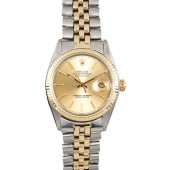 Knockoff Rolex Champagne Datejust 16013 TT JW1677