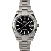 Men's Rolex Datejust 116300 Black Luminescent Dial JW0686