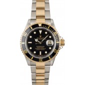 Men's Rolex Submariner 16613 Two Tone Watch JW0743