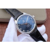 Omega V6 De Ville 41mm Blue Dial Black Leather Strap Omega WJ00170