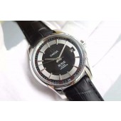 Omega V6F De Ville Hour Vision Co-Axial 41mm Black Dial Black Leather Strap WJ00484