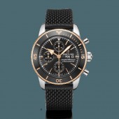 Replica Cheap Breitling Superocean Heritage II Chronograph 44 Steel & rose gold Volcano black/black Breitling WJ00149