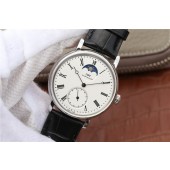 Replica IWC Vintage IW544805 White Dial Black Leather Strap WJ00117