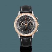 Replica Luxury Breitling Navitimer 1 B01 Chronograph 43 Steel & red gold Stratos Gray WJ00465