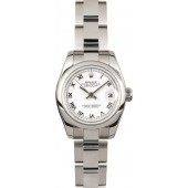 Replica Rolex Lady-Datejust 179160 White Roman Dial JW0531