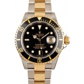 Replica Rolex Submariner 16613 Black Luminous Dial JW2446