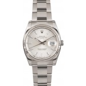 Rolex Date 115234 Silver Luminous Index Dial JW1683