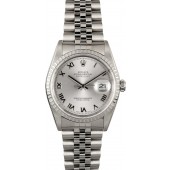 Rolex Datejust 16220 Silver Roman JW1878