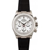 Rolex Daytona 116589 White Gold Case with Diamond Bezel JW2042