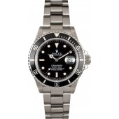 Rolex Submariner 16800 Black JW2459