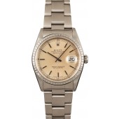 Top Rolex Datejust 16220 Silver Index Dial T JW1876